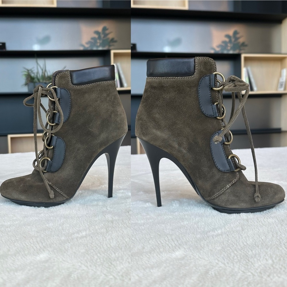 Giuseppe Zanotti Olive Ankle Boots - Picture 5 of 13